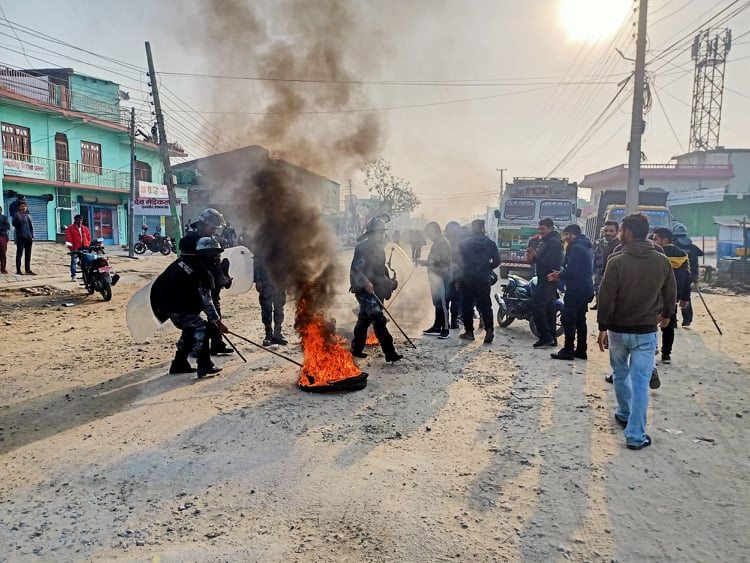 प्रचण्ड-नेपाल समूहको आमहडतालका कारण कैलाली ठप्प